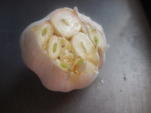 Garlic Ready to be Roasted